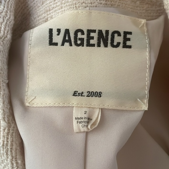 L’AGENCE Brooke Double Breasted Crop Blazer Jacket - Picture 6 of 6